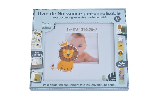 Livre de naissance Garçon - Mes Petits Cailloux