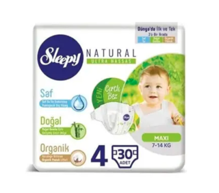 Sleepy - Natural Couches Bébés Maxi Taille 4 ( 7-14KG )