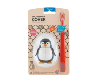 Couvercle brosse à dent combo - Pingouin