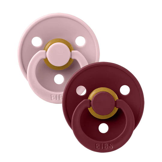 Bibs - Lot de 2 Sucettes - Pink plum
