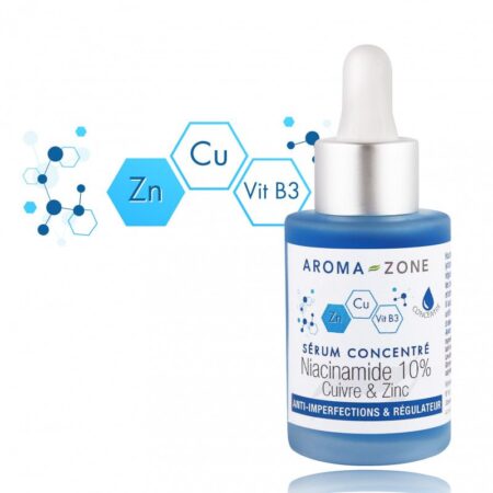 Aroma-Zone - Sérum Visage Concentré Niacinamide 10%,Cuivre&Zinc