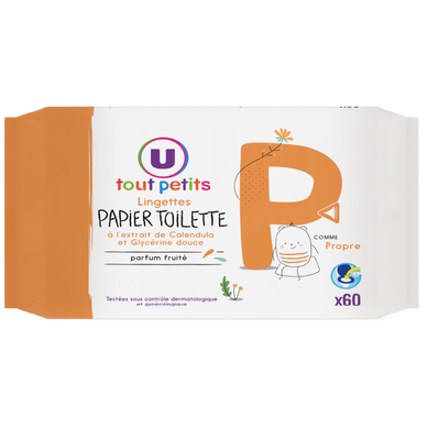 Lingettes - Papier toilette U tout petits