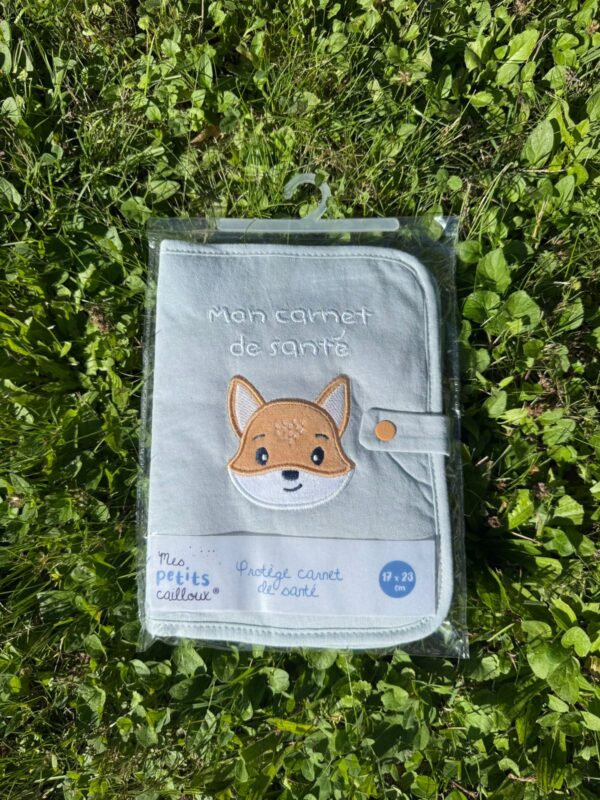 Mes petits cailloux - Protège carnet de santé "Bleu"