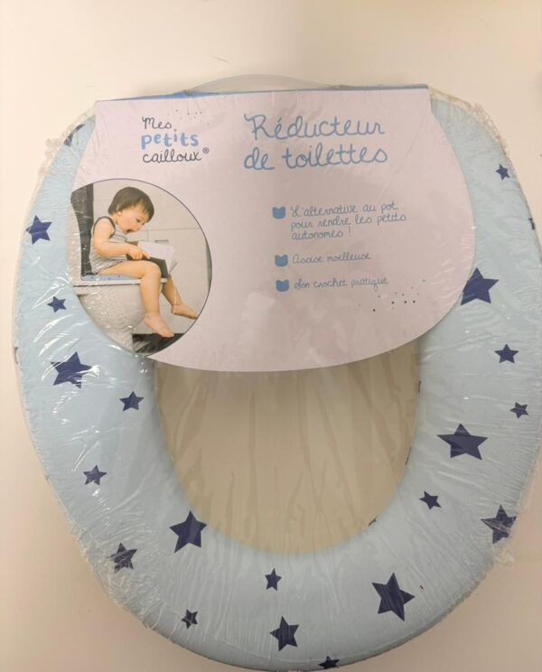 Mes petits cailloux - Réducteur de toilettes "Bleu"