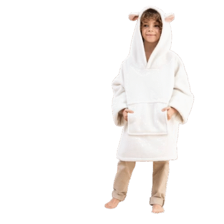 Atmosphera plaid – Sweat capuche (mouton)