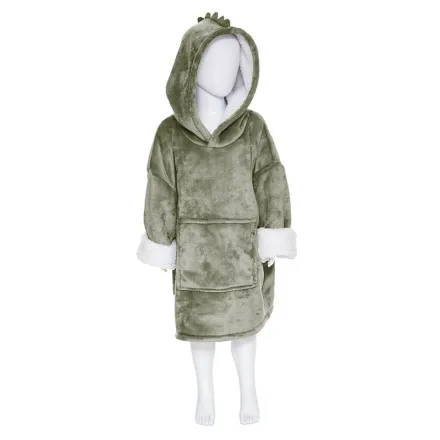 Atmosphera plaid – Sweat capuche (dinosaure)